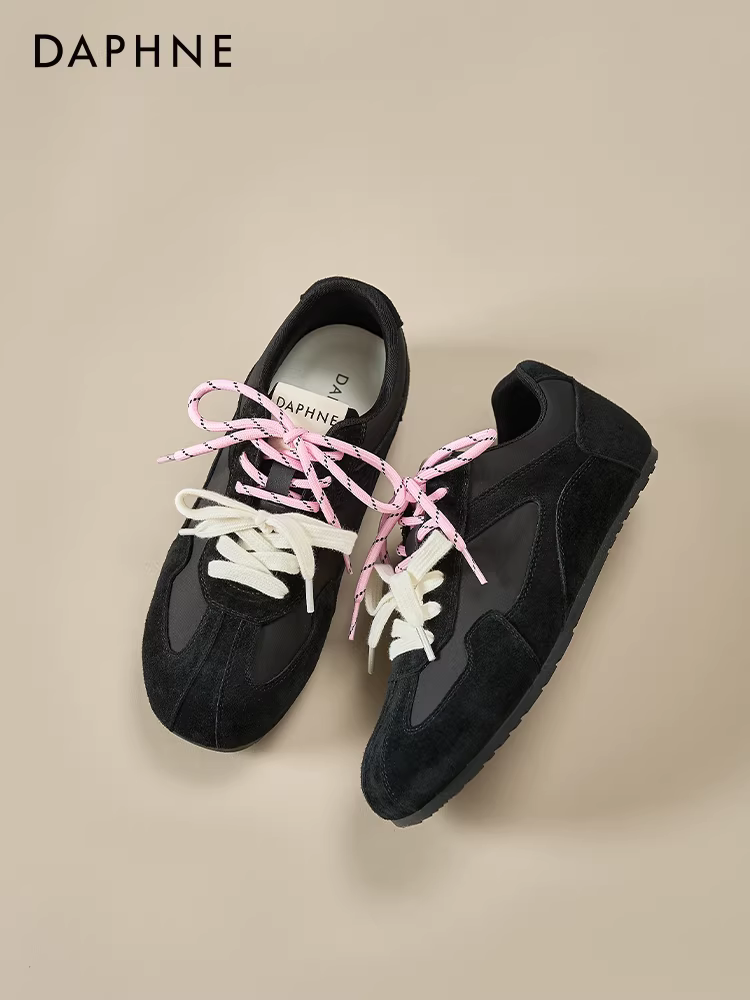 Giày tập ballet Daphne dành cho nữ 2025, giày thể thao mùa hè mới, kiểu dáng đơn giản, đế bằng, màu trắng, giày thể thao đế mềm dành cho nữ