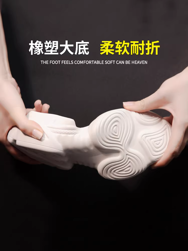 Giày thể thao nữ Daphne lót lông cừu, chất liệu cotton, kiểu dáng mới mùa đông 2025, kiểu giày bố, giữ ấm, chống thấm nước, đế dày, đa năng, màu trắng