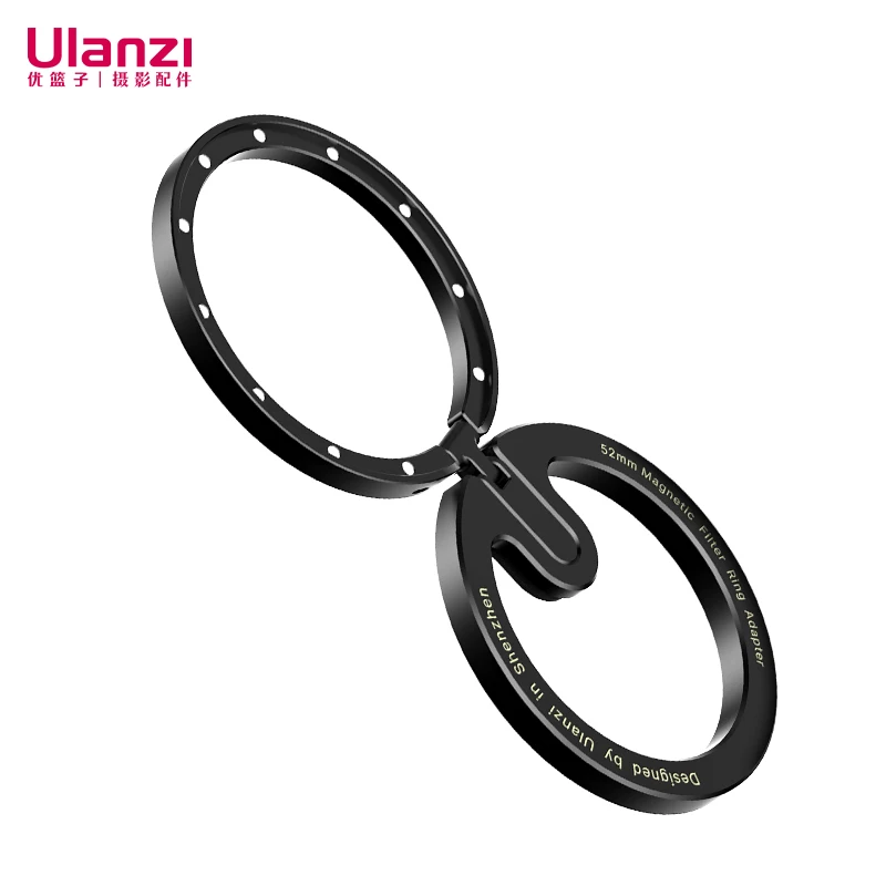 Bộ lọc từ tính Ulanzi MagFilter 52mm dành cho ống kính điện thoại Apple 15/16/17 và Android, bộ lọc ND mật độ trung tính, CPL phân cực mềm, bộ lọc ánh sáng sao đen