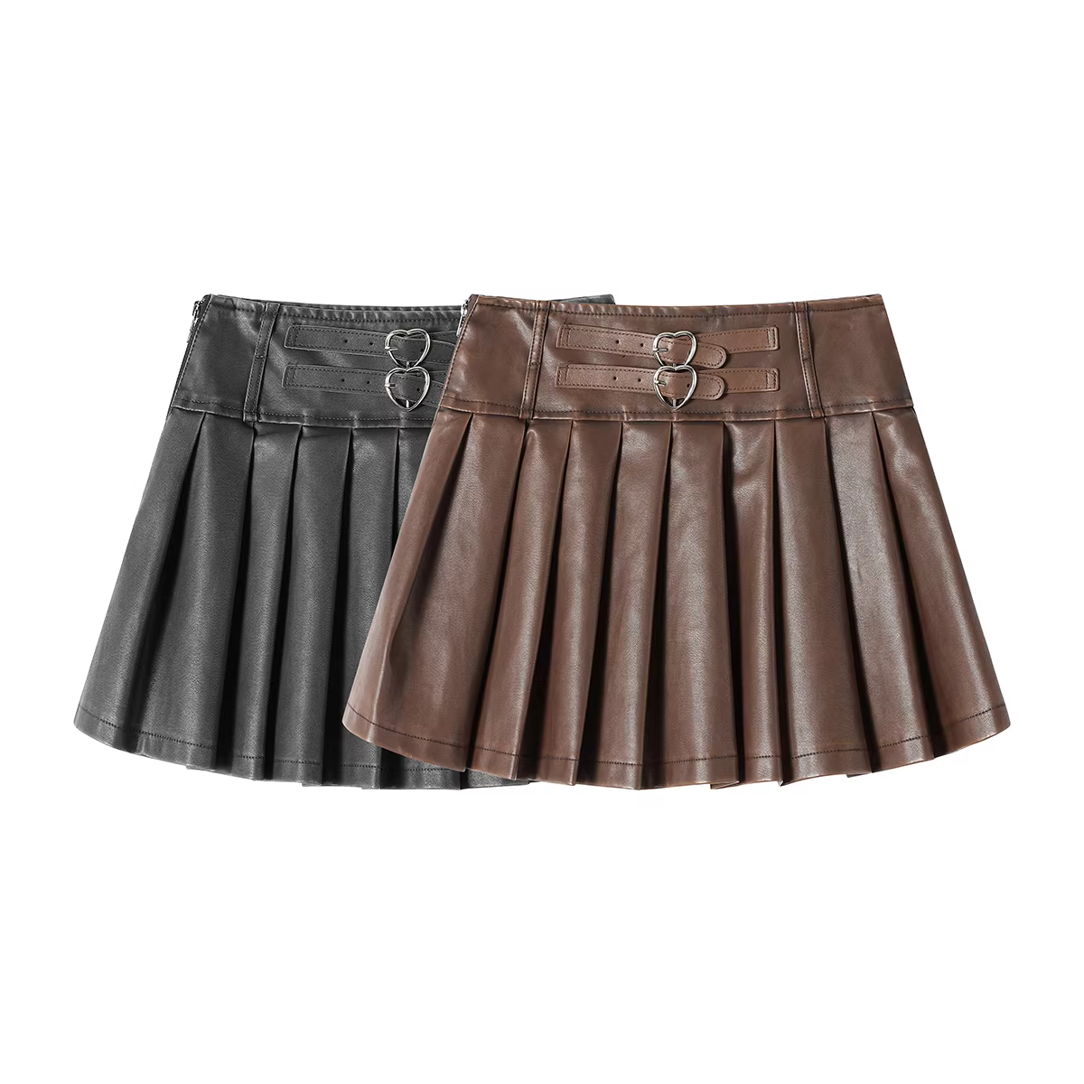 Váy da ôm dáng cao cấp, kiểu dáng retro, dành cho nữ, mùa xuân thu, kiểu Melard, xếp ly, phong cách ngọt ngào, cá tính và gợi cảm