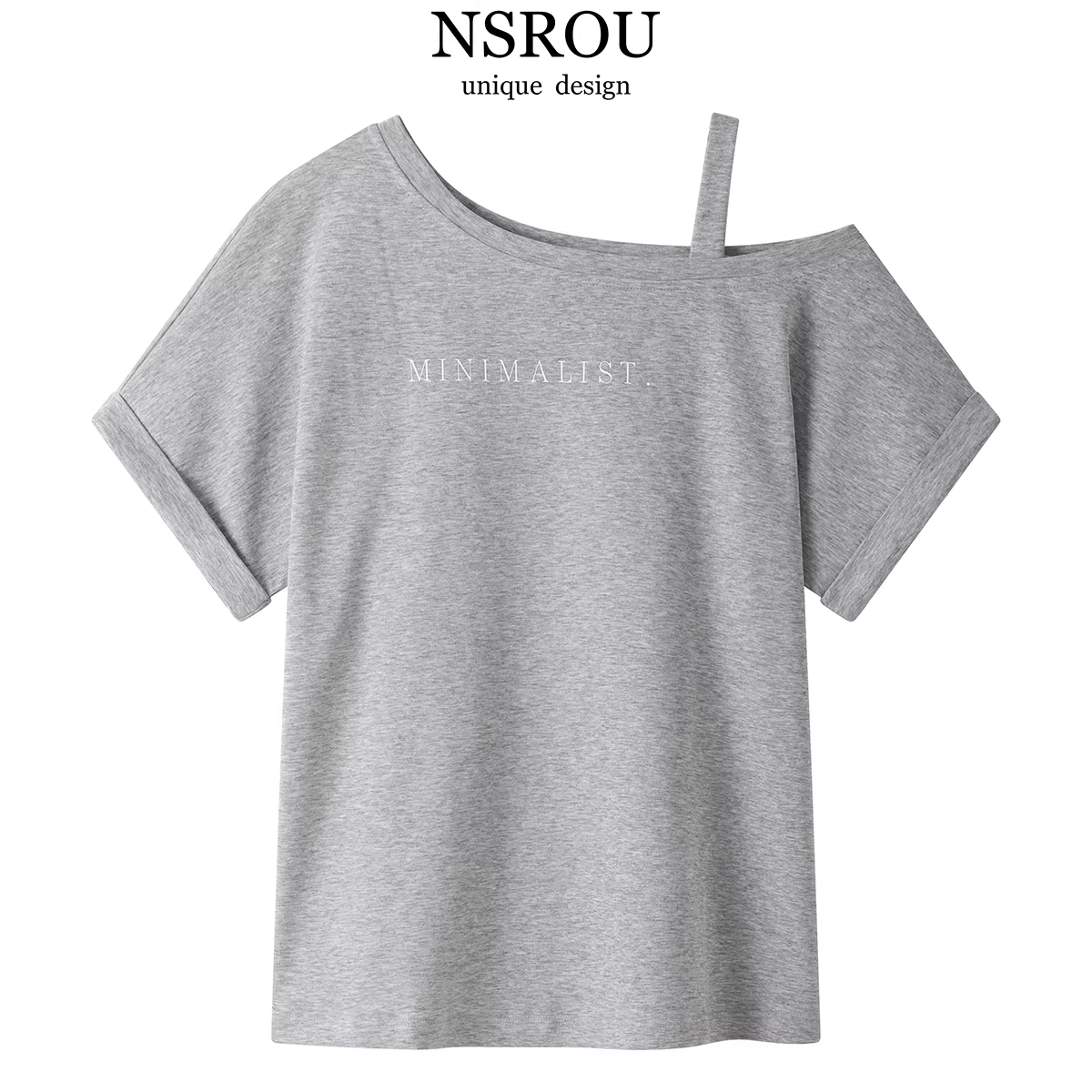 Áo thun ngắn tay trễ vai thiết kế theo phong cách Pháp dành cho nữ, áo mùa hè độc đáo và đẹp mắt.