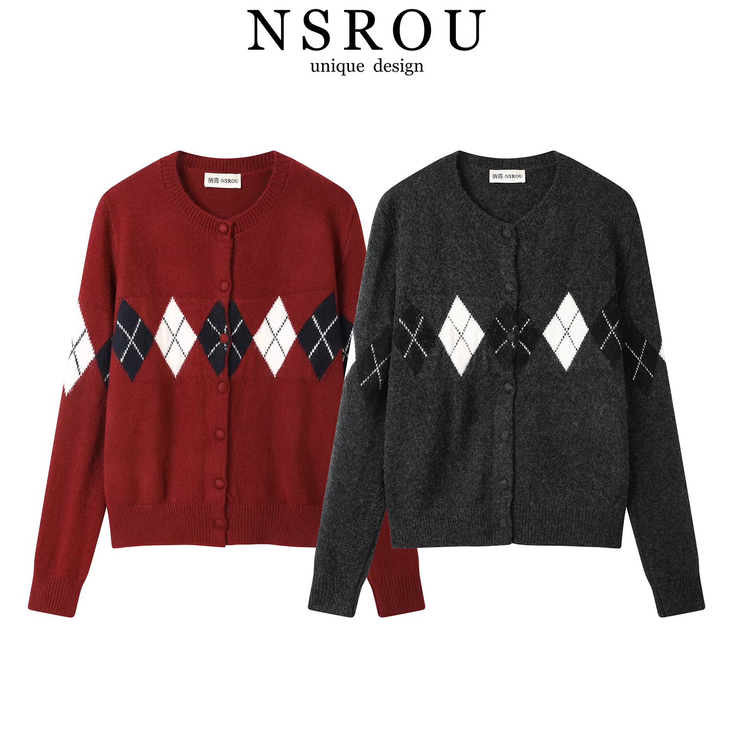 Áo khoác cardigan dệt kim ngắn kiểu retro cao cấp kiểu Hàn Quốc dành cho nữ, áo len thời trang thu đông và giảm tuổi tác