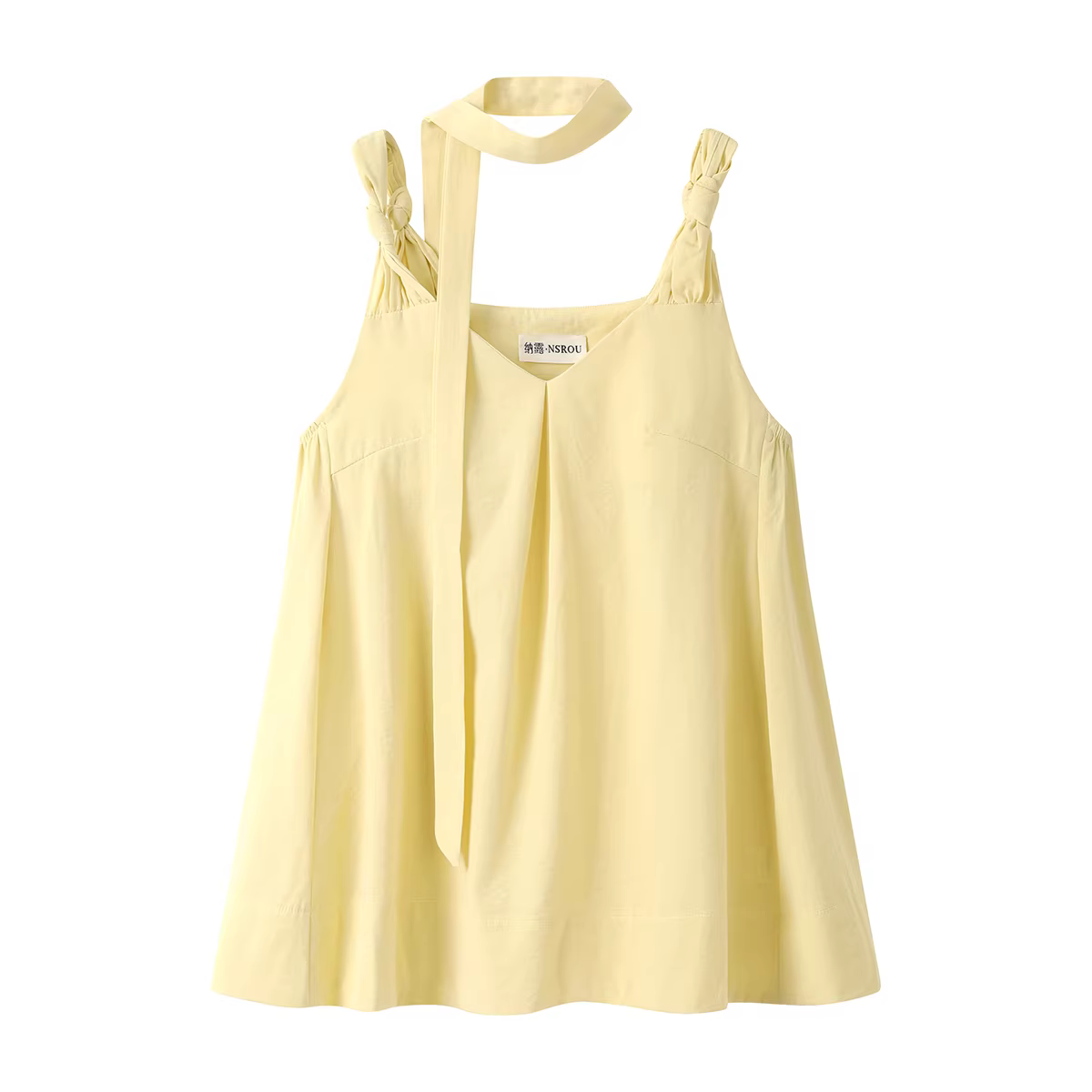 Áo dây cổ chữ V kiểu Hàn Quốc dành cho nữ mùa hè mới hợp thời trang áo không tay trẻ trung