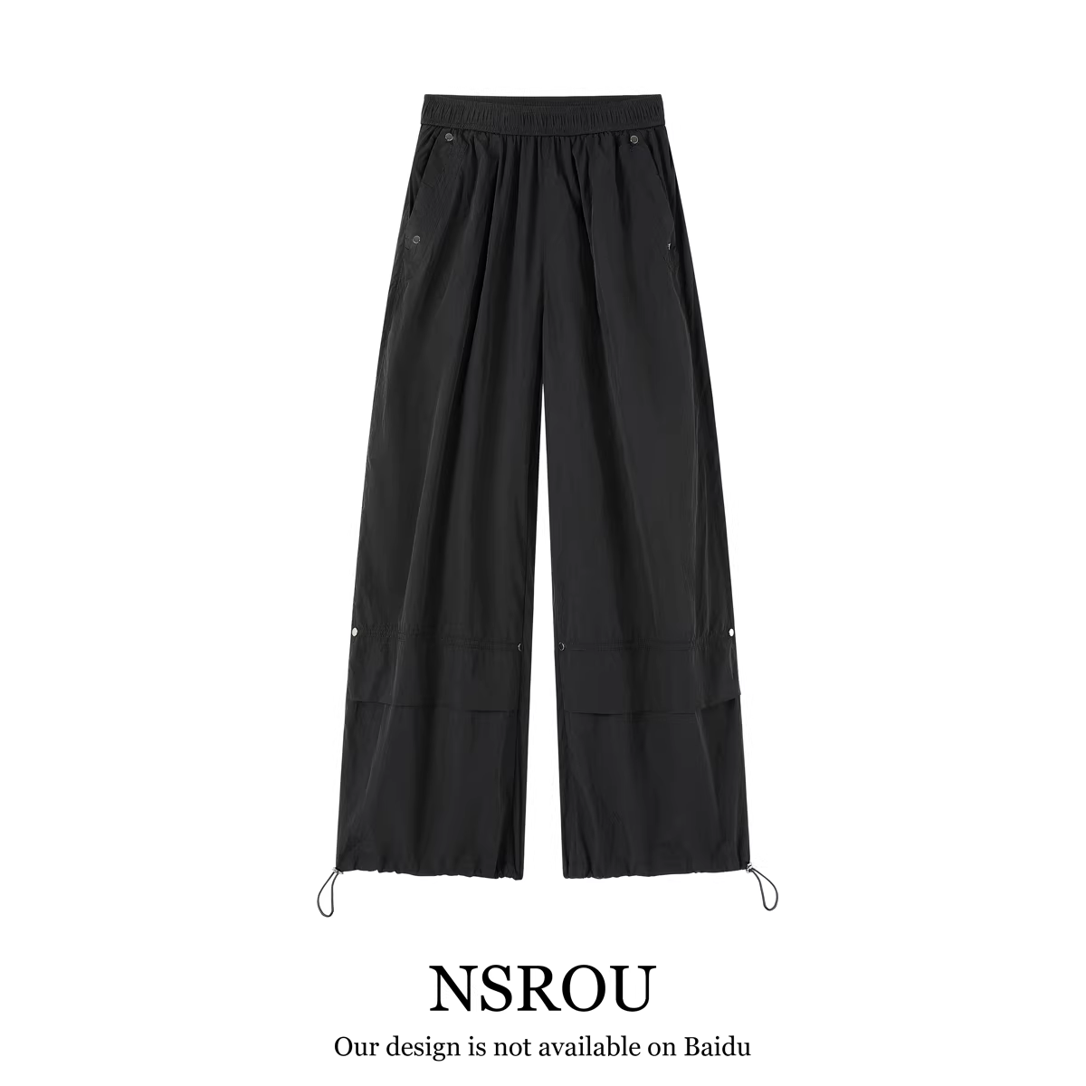 Quần công sở cạp cao giảm béo quần nữ thường ngày mùa hè mới kiểu Mỹ retro niche quần thể thao quần jogger quần khô nhanh