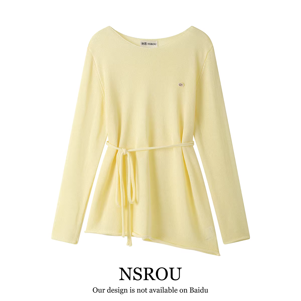 Áo dệt kim khoét lỗ phong cách nhẹ nhàng và lười biếng kiểu Hàn Quốc dành cho nữ, áo dài tay nhiều lớp chống nắng đa năng mới mùa xuân hè