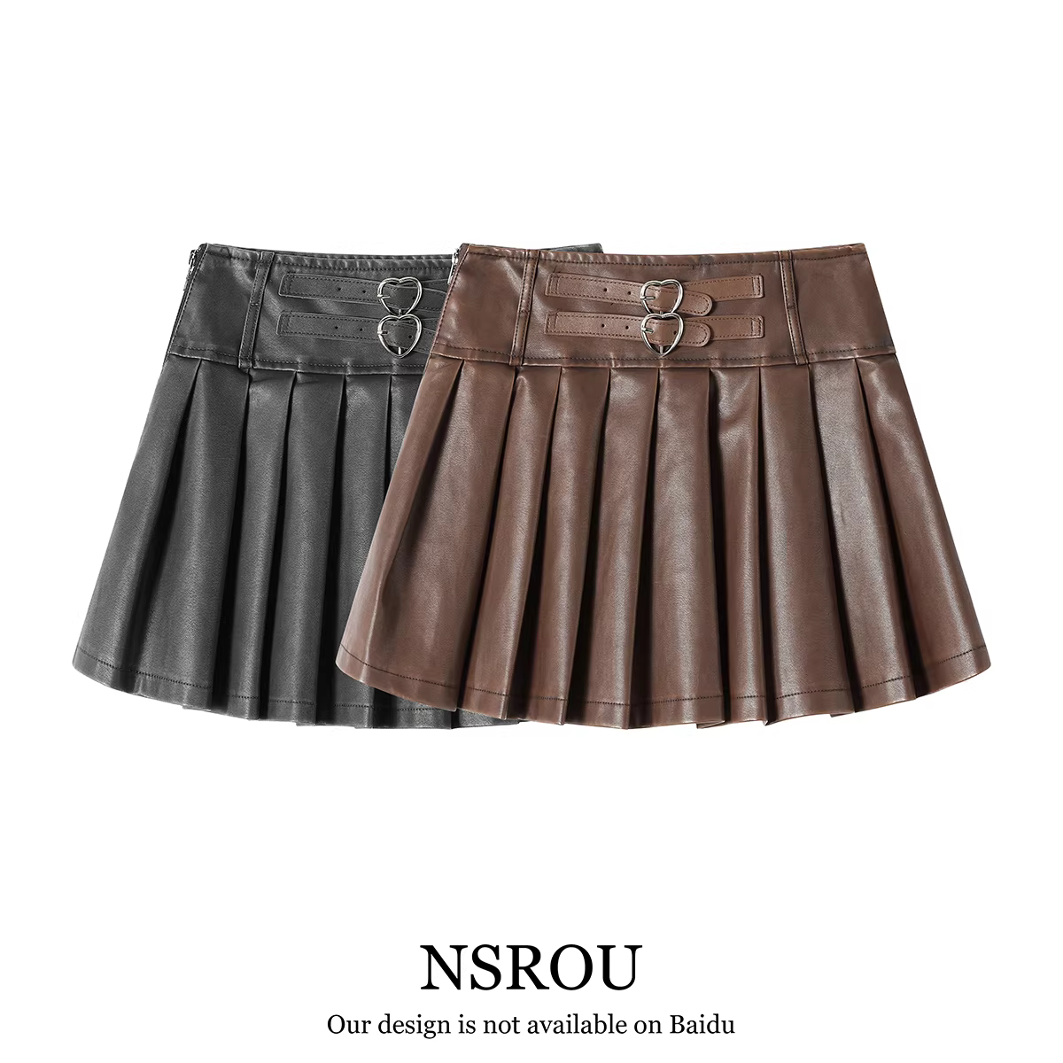 Váy da ôm dáng cao cấp, kiểu dáng retro, dành cho nữ, mùa xuân thu, kiểu Melard, xếp ly, phong cách ngọt ngào, cá tính và gợi cảm