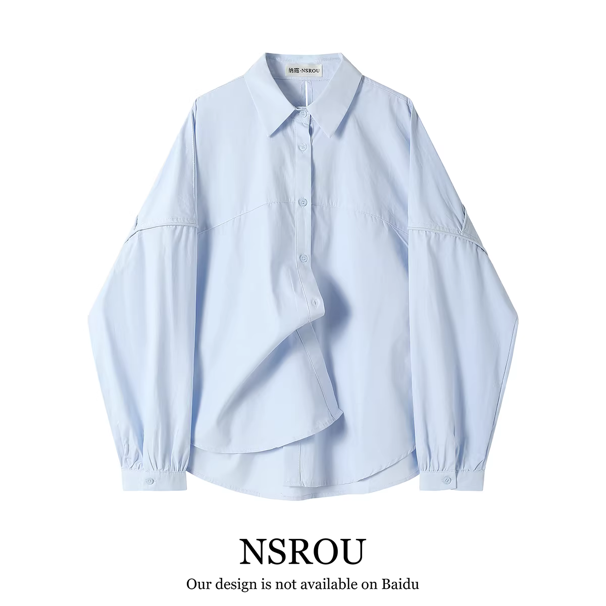 Áo sơ mi dài tay đơn giản và thanh lịch kiểu Pháp dành cho nữ, thích hợp đi làm, áo sơ mi thường ngày rộng rãi, đa năng cho mùa xuân và mùa thu.