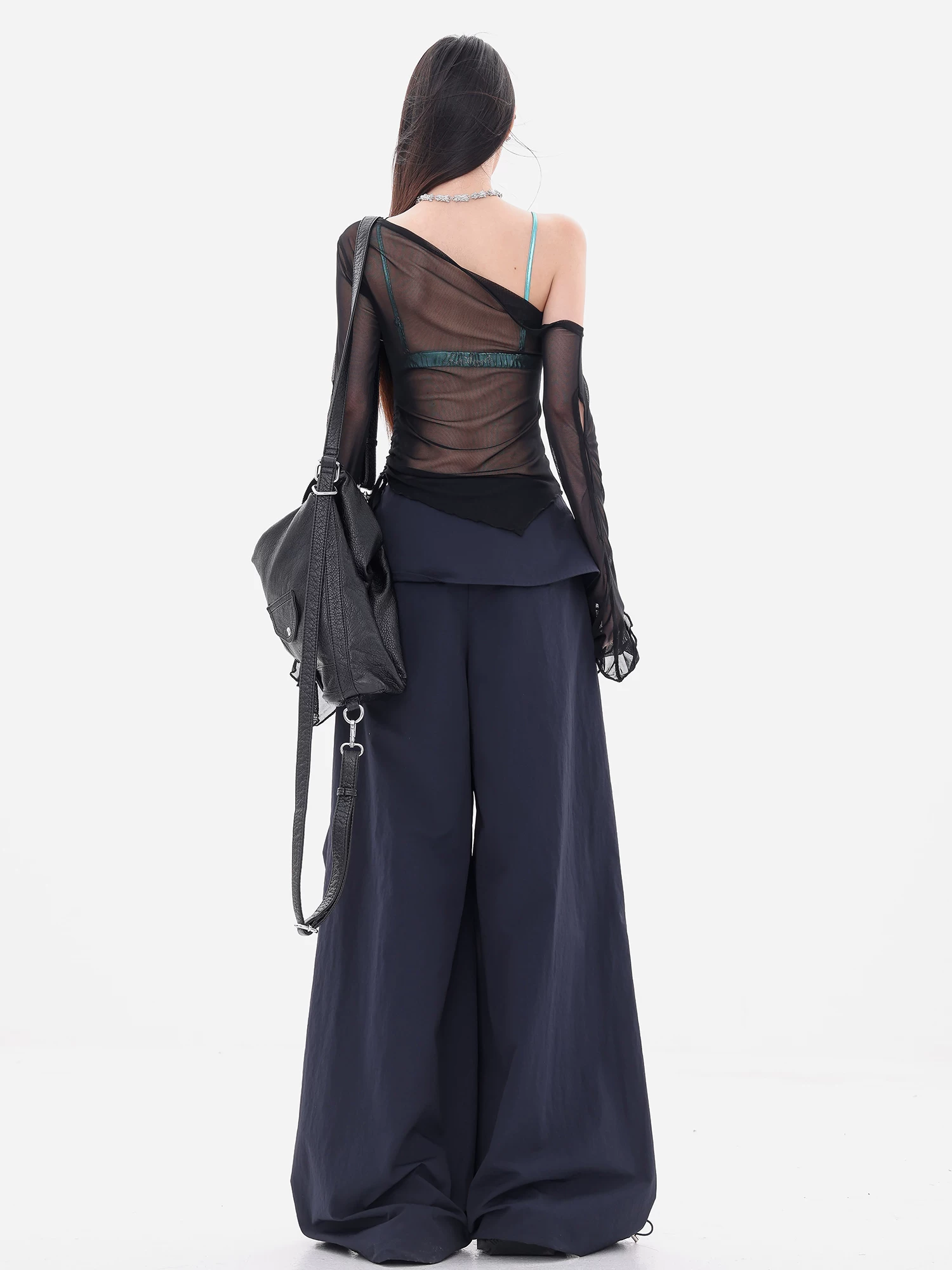 ABWEAR định nghĩa lại trang phục công sở - quần công sở nhanh khô, phong cách thường ngày kiểu Mỹ dành cho nữ, quần lính dù dáng rộng, tôn dáng