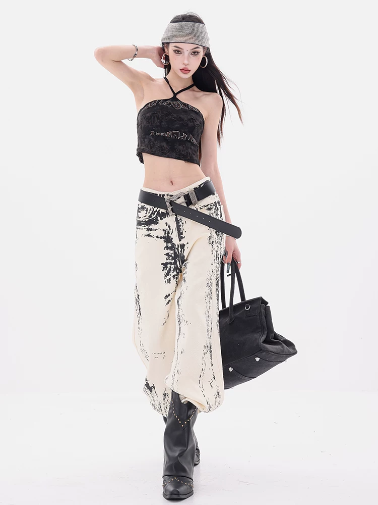 Quần Jeans Nữ Phong Cách Hot Girl Tây Phương - Thiết kế Mỹ cổ điển, kiểu dáng ôm dáng, cạp cao, ống thẳng