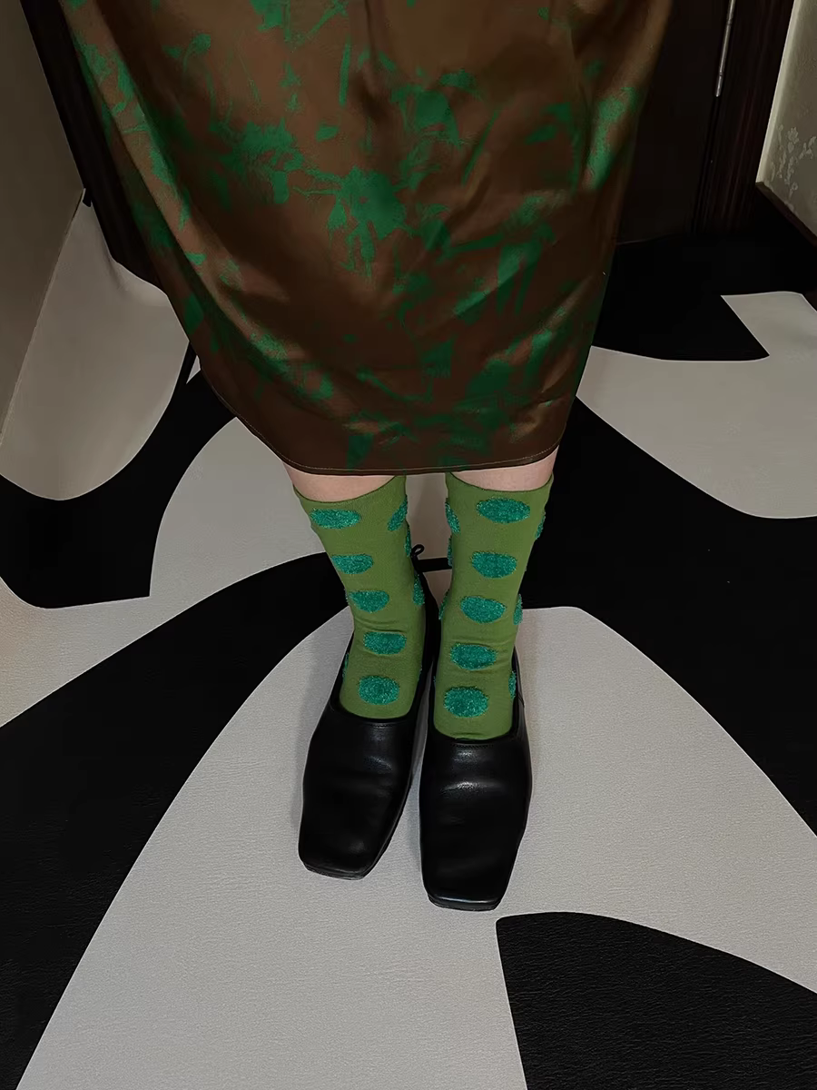 Phiên bản da cừu ~ giày lười da thật kiểu retro dành cho nữ phong cách Anh quốc giày da nhỏ mũi vuông giày đế bằng