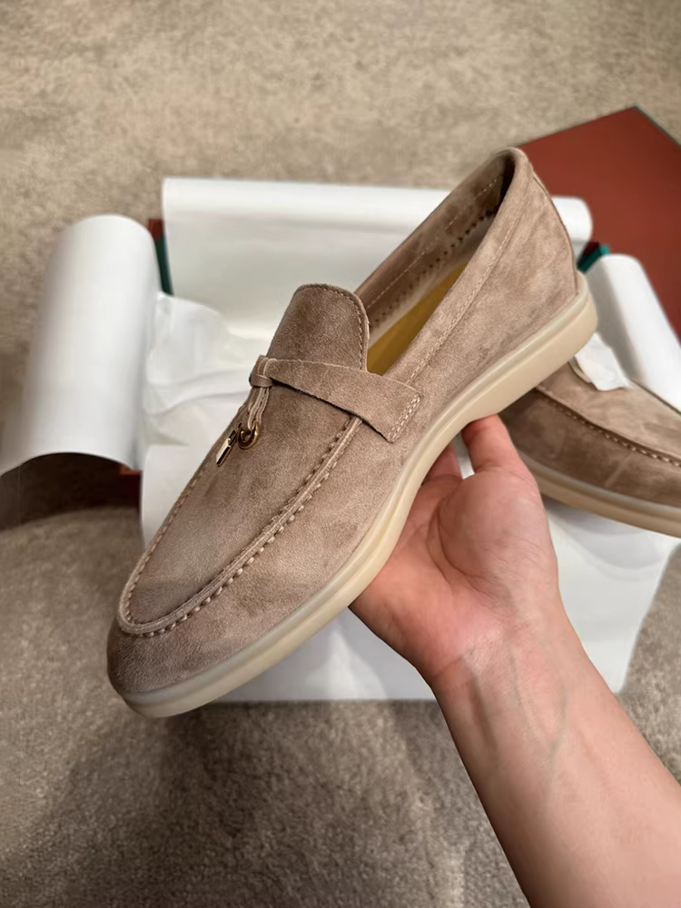 Phiên bản da cừu ~ giày lười da thật mờ kiểu cổ điển, giày lười dành cho nữ, giày đế dày kiểu Anh, giày đơn nhỏ