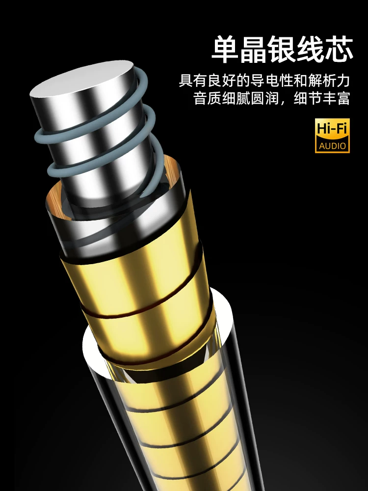 Cáp âm thanh RCA cao cấp kép cái sang kép đực XLR, cáp cân bằng cho mixer và amply
