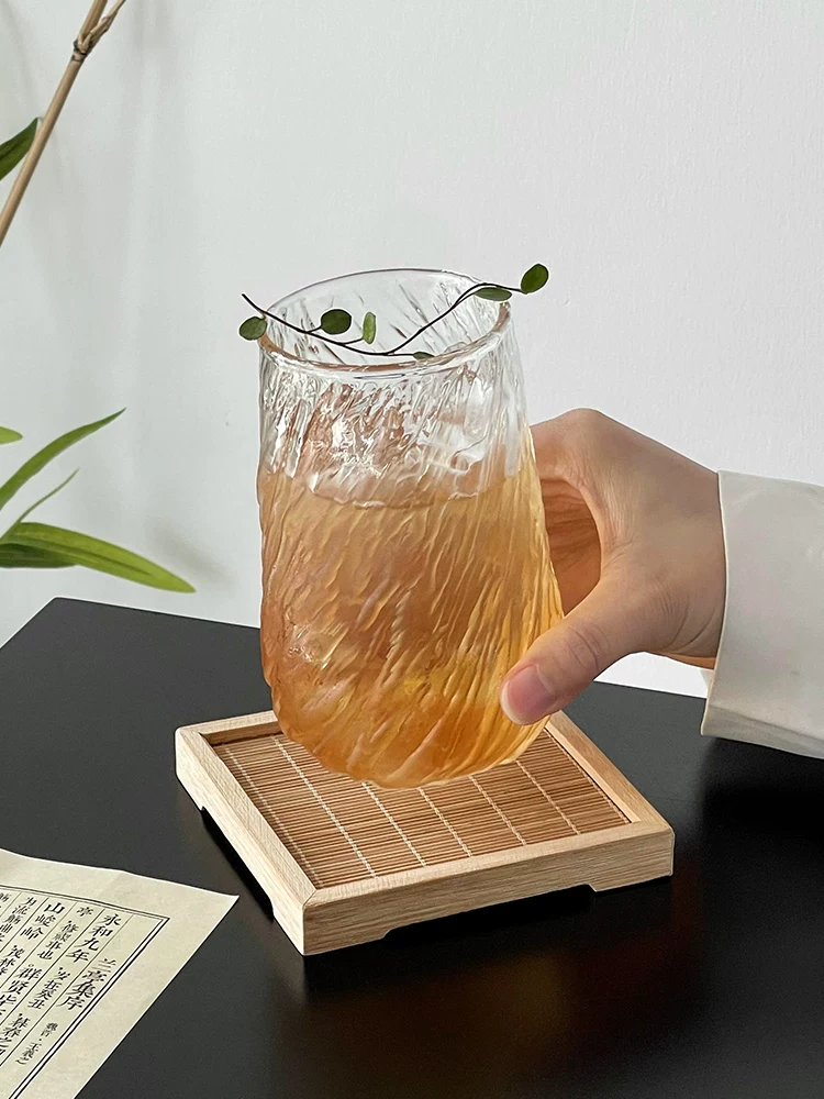 Ly thiết kế độc đáo, ly thủy tinh trong suốt đơn giản, ly cà phê cao cấp, ly latte, ly đồ uống lạnh, ly nước có ga