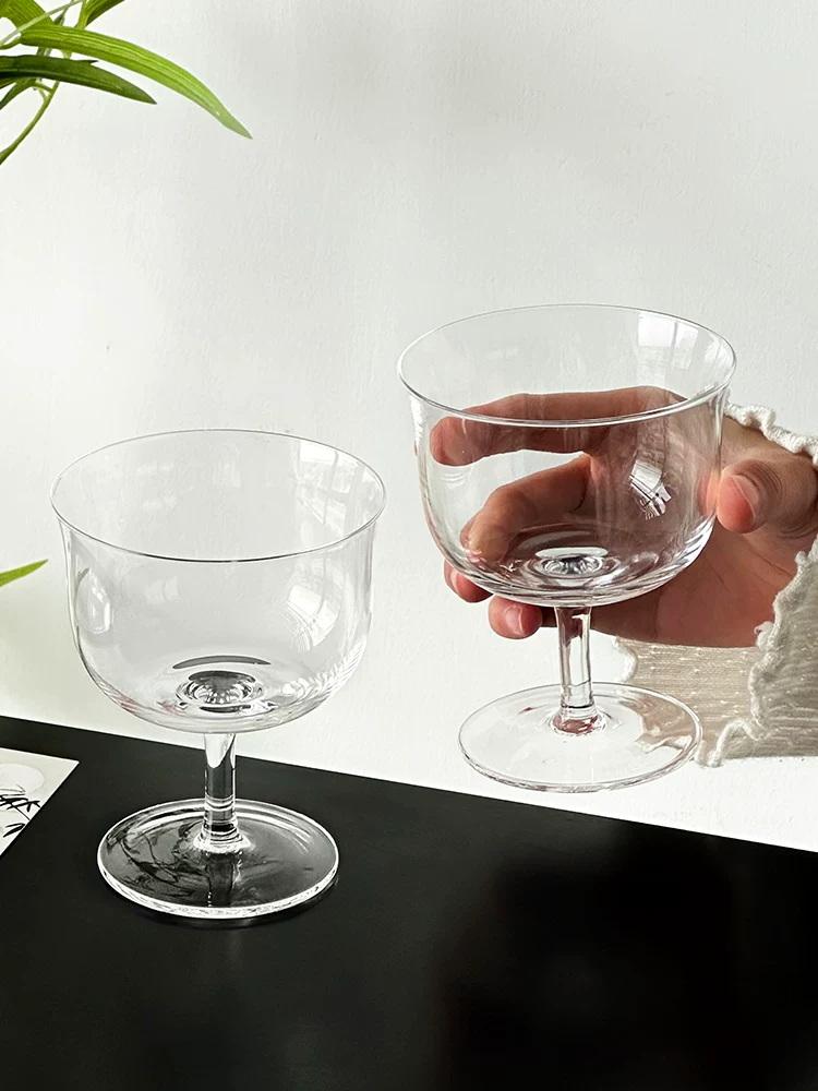 Ly cocktail sáng tạo kiểu Trung Quốc, ly thủy tinh cao cấp, ly rượu vang, ly cao, ly cocktail cổ điển, tách trà.