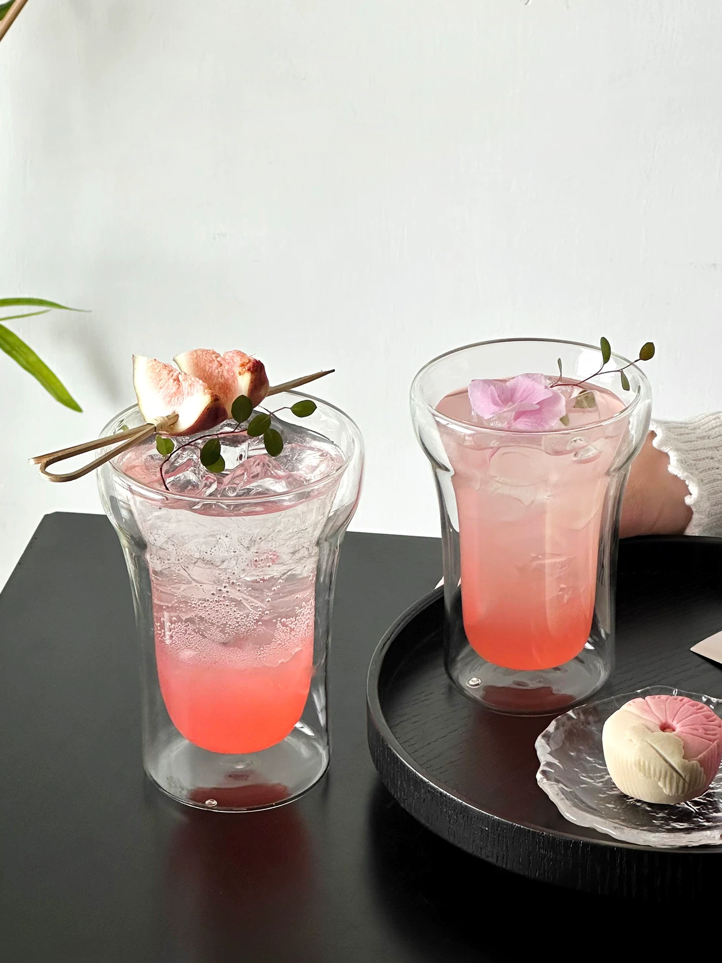 Cốc thủy tinh trong suốt hai lớp sáng tạo, cốc chịu nhiệt và chịu lạnh, cốc cà phê cao cấp, cốc latte, cốc uống nước, cốc đựng đồ uống