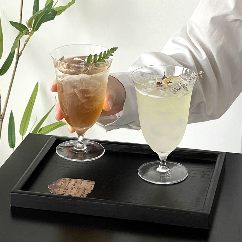 Ly thủy tinh pha lê hình sao thủ công siêu mỏng kiểu Nhật, ly cocktail sáng tạo, ly uống nước cao cấp, ly tráng miệng