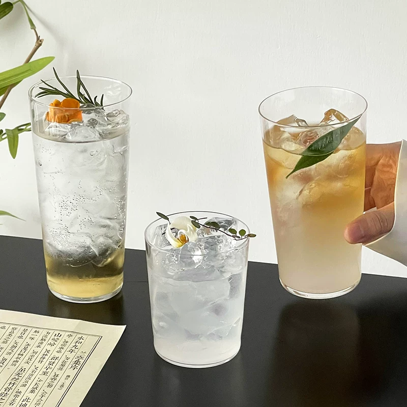 Ly thủy tinh nghiêng siêu mỏng kiểu Nhật Kimura, ly rượu vang, ly Colin, ly cocktail, ly đồ uống, ly trà lạnh.