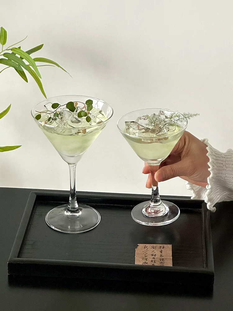 Cốc cocktail Martini kiểu Nhật, cốc trà và rượu cao cấp, cốc uống nhẹ, cốc pha chế, ly cao, cốc thủy tinh.