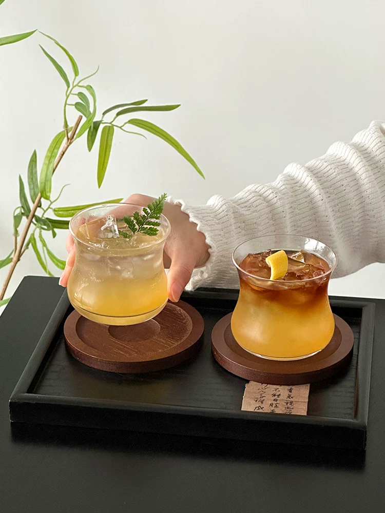 Ly thủy tinh thiết kế độc đáo, ly cà phê hình nón, ly Americano đá, ly cocktail, ly pha chế đặc biệt, ly nước sáng tạo.