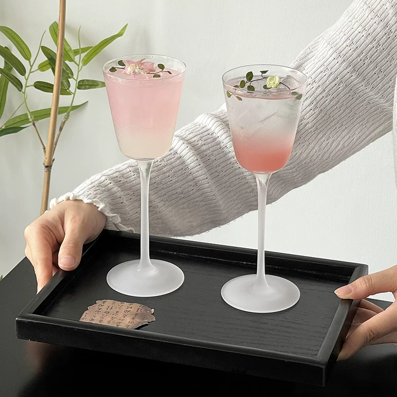 Ly thủy tinh mỏng kiểu Nhật Kimura, ly rượu vang mát lạnh sảng khoái, cốc thủy tinh nhẹ, ly sâm panh, ly cocktail.