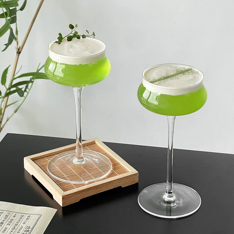 Ly trà và rượu kiểu Trung Quốc, ly nếm hương vị sáng tạo, ly sâm panh, ly cocktail, ly cao, cốc thủy tinh.