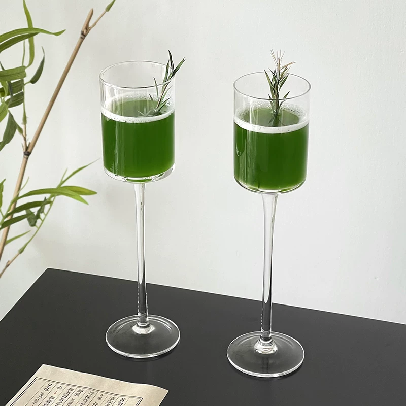 Ly hình trụ kiểu Nhật Kimura, ly trà và rượu tạo không khí ấm cúng, ly cocktail cho cảm giác say nhẹ, ly cocktail đặc biệt dành cho nữ, ly thủy tinh.