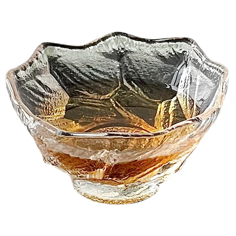 Ly trà thủy tinh kiểu Trung Quốc, phụ kiện trà gia dụng, bộ trà cao cấp, chén chia trà, bộ gaiwan ba món.