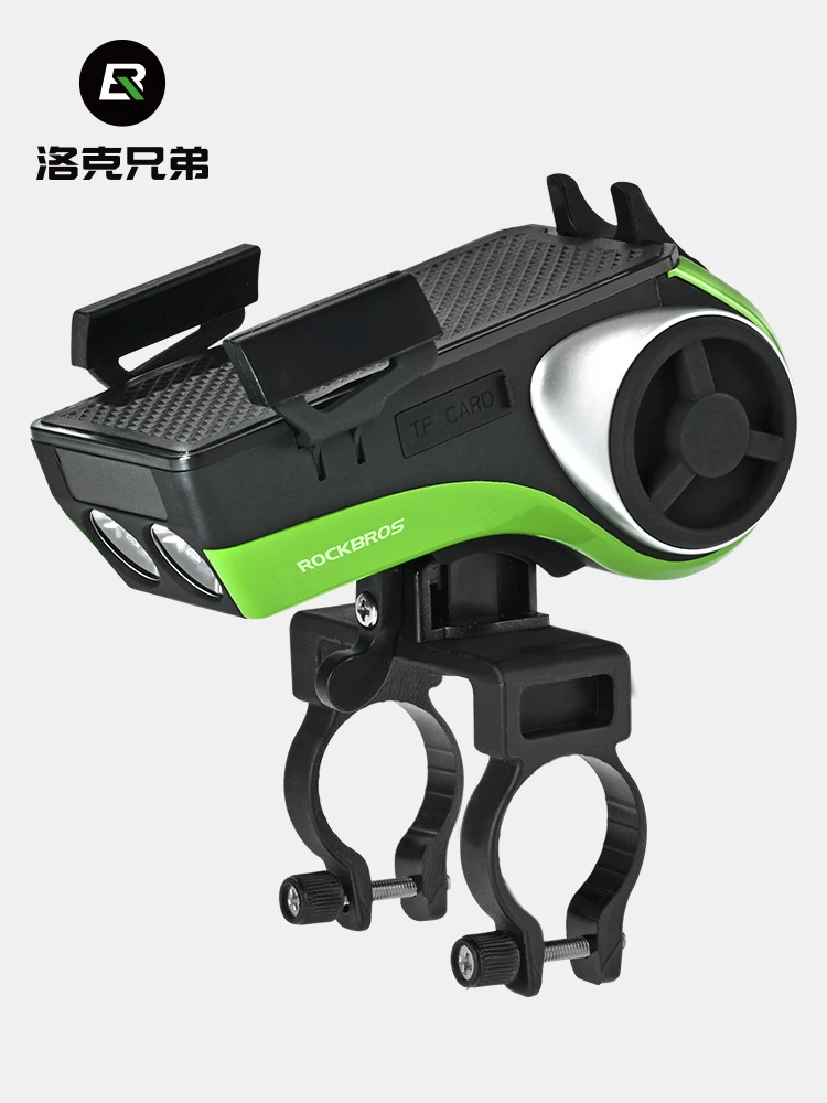 Rock Brothers xe đạp âm thanh loa siêu trầm Bluetooth đi xe đạp loa đèn xe đạp còi giá đỡ điện thoại phụ kiện
