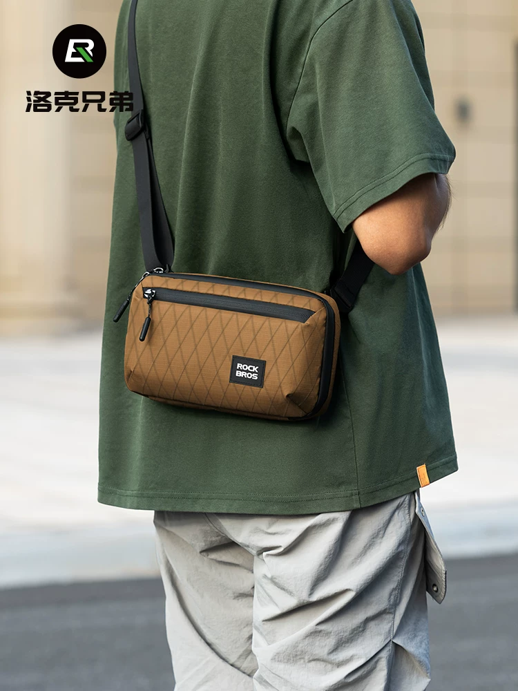 Túi khung xe đạp Rock Brothers, túi trước xe đạp đường trường, túi trước xe đạp leo núi, túi đeo chéo tay lái xe đạp, đồ dùng xe đạp