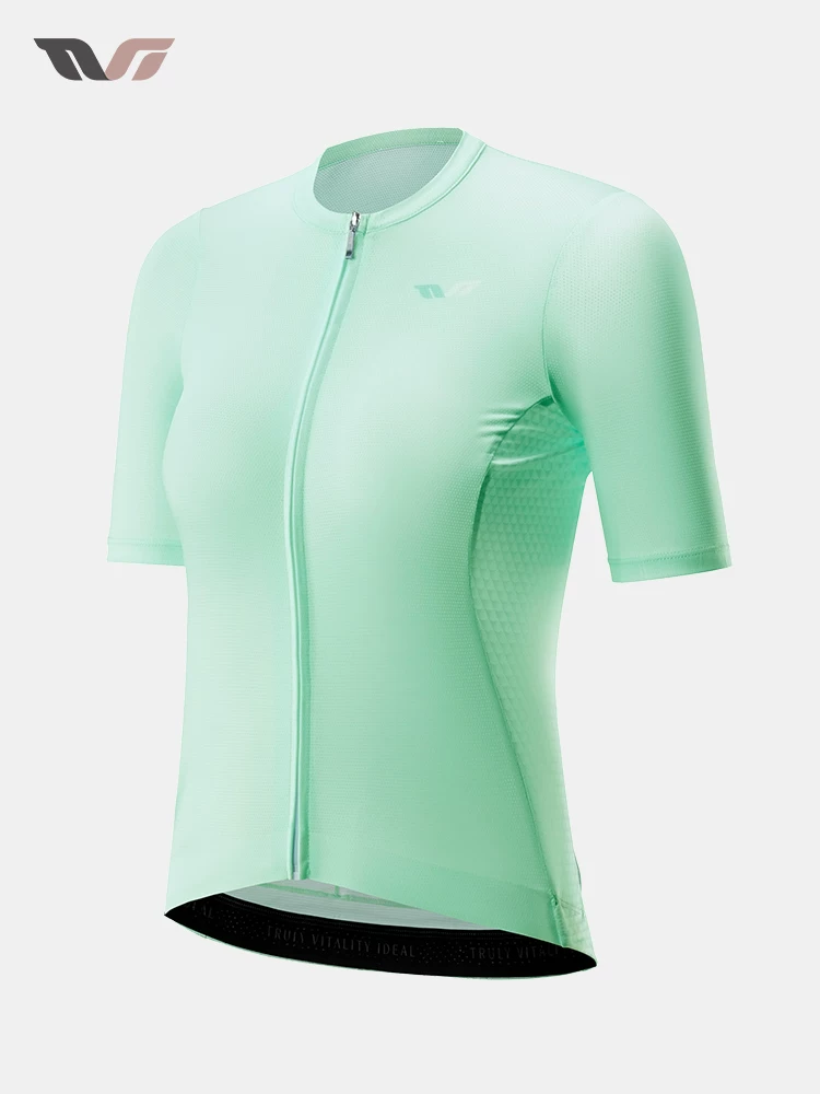 Áo thể thao đạp xe Rock Brothers TVI series dành cho nữ, áo ngắn tay, nhanh khô, thoáng khí, thích hợp cho mùa xuân và mùa hè.