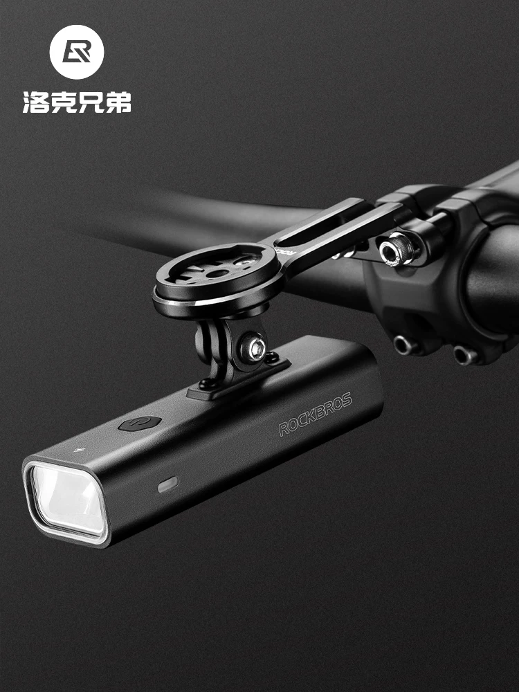 Đèn xe đạp Rock Brothers gắn trên xe đạp, đèn đi đêm, đèn xe đạp, giá đỡ đèn mạnh mẽ, thiết bị đèn trước xe đạp leo núi