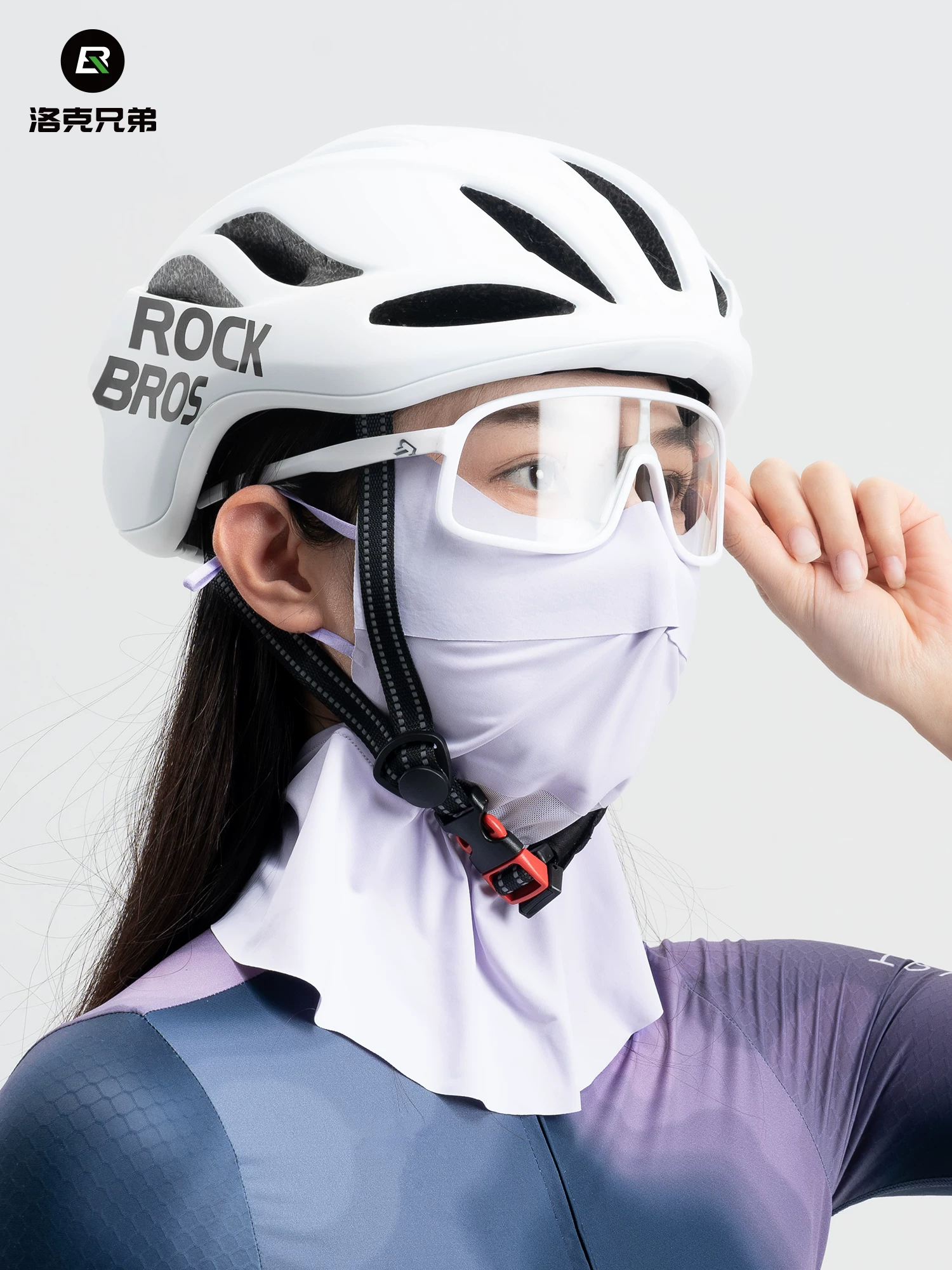 Mặt nạ chống nắng Rock Brothers dành cho nam, khăn che cổ chống tia cực tím ngoài trời, khăn che đầu đi xe đạp, khăn che mặt cho nữ, mùa hè