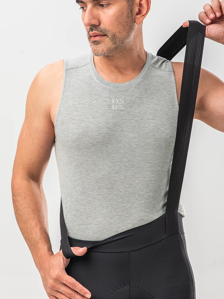 Áo lót thể thao Rock Brothers Sky Road Series Merino Wool Áo lót xe đạp đường trường Áo thể thao không tay Áo lót xe đạp Jersey