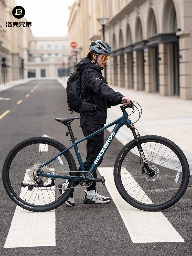 Xe đạp leo núi Rock Brothers hợp kim nhôm 29inch phanh đĩa thủy lực tốc độ thay đổi xe đạp đi lại dành cho nam và nữ MT400