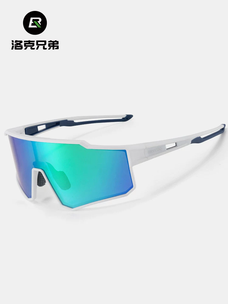 Kính đi xe đạp Rock Brothers phân cực và đổi màu cho nam và nữ, chống gió và chống cát, chạy bộ, đạp xe đường trường, thiết bị thể thao ngoài trời
