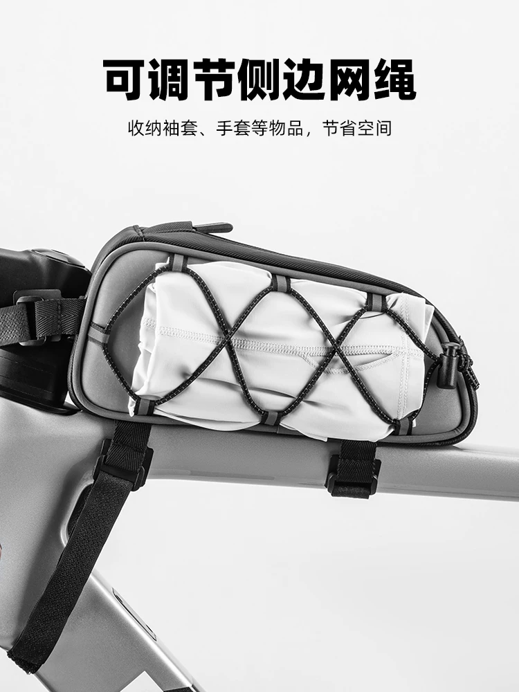 Túi đựng đồ trên khung xe đạp Rock Brothers, dành cho xe đạp đường trường, xe đạp leo núi, túi khung trước, phụ kiện đi xe đạp, túi yên xe phản quang