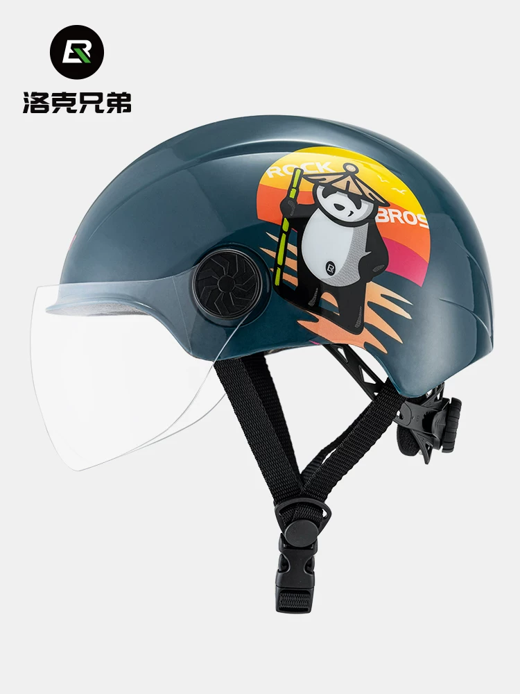 Mũ bảo hiểm xe đạp trẻ em Rock Brothers dành cho bé trai và bé gái mũ bảo hiểm nửa đầu trượt patin đi xe đạp mũ bảo hiểm an toàn thiết bị đi xe đạp