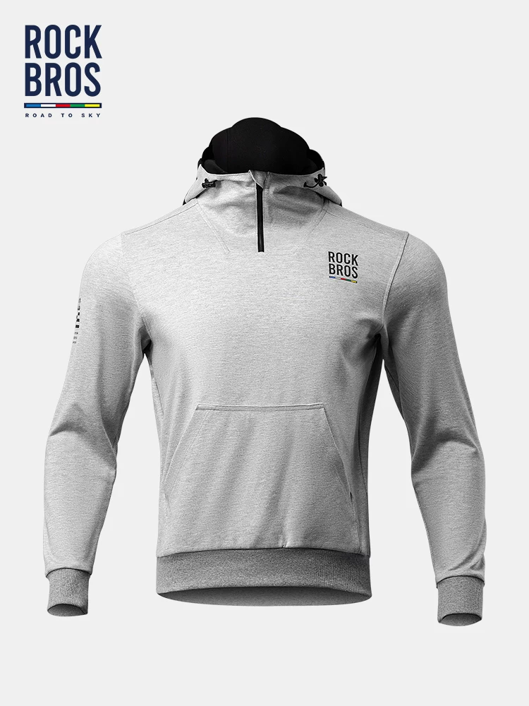 Áo khoác thể thao Rock Brothers Sky Road Series áo khoác dài tay có mũ trùm đầu dành cho nam và nữ áo len cặp đôi mùa thu đông