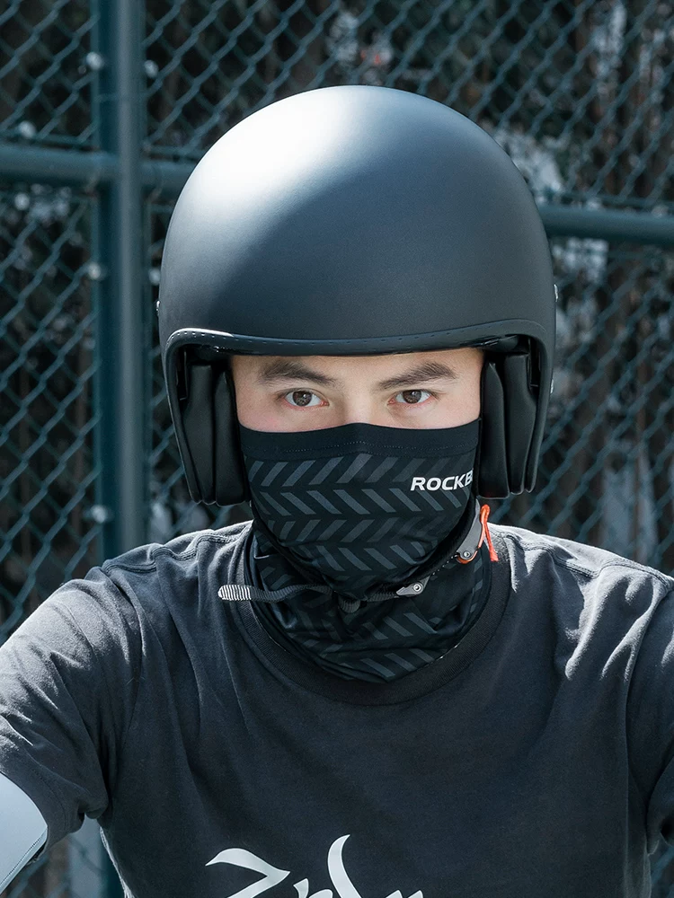 Mặt nạ chống nắng Rock Brothers, mũ bảo hiểm đi xe đạp, khăn che mặt bằng vải lụa đá, khăn quàng cổ đa năng cho xe đạp, xe máy, dành cho nam và nữ mùa hè