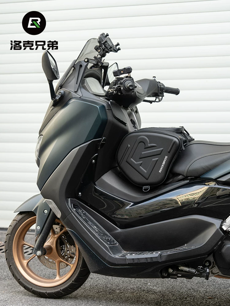 Túi đựng bình xăng xe tay ga Rock Brothers NMAX PCX Fosha XMAX, túi tam giác cứng phía trước xe máy