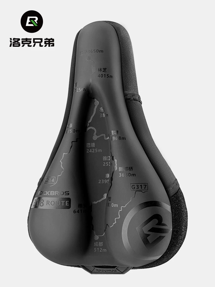 Vỏ bọc ghế xe đạp Rock Brothers hấp thụ sốc chậm hồi phục cho nam và nữ xe đạp đường núi có thể tháo rời nhanh chóng đệm ngồi bằng silicon đi xe đạp