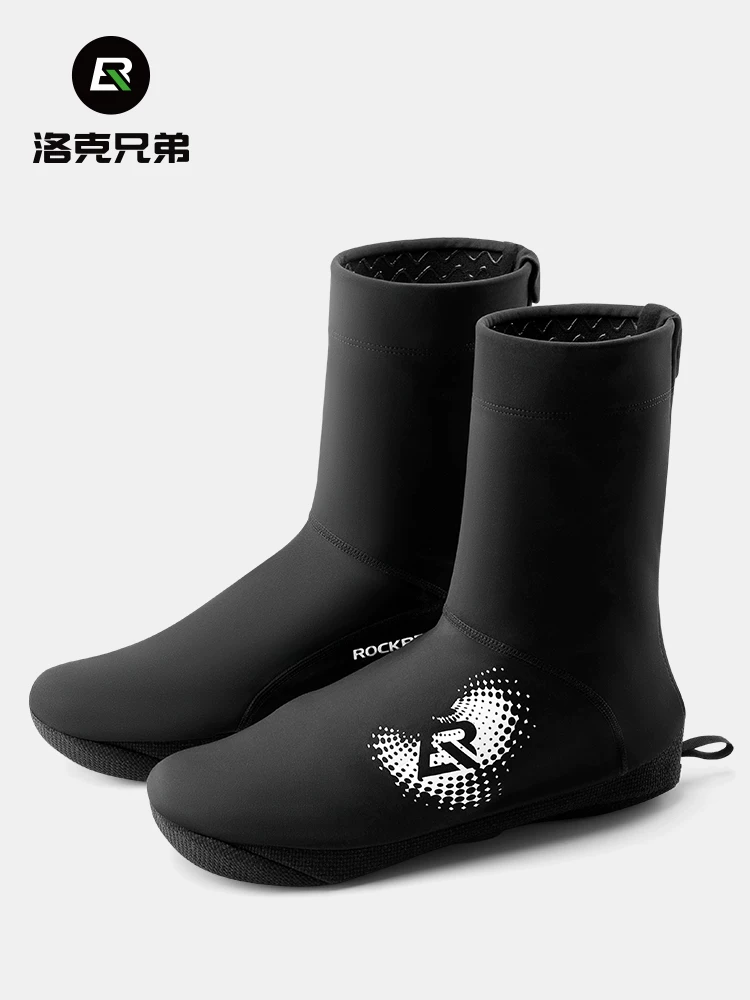 Bao giày đi xe đạp Rock Brothers, phụ kiện giày đi xe đạp đường trường và leo núi ấm áp, chống gió đi xe đạp mùa thu đông cho nam