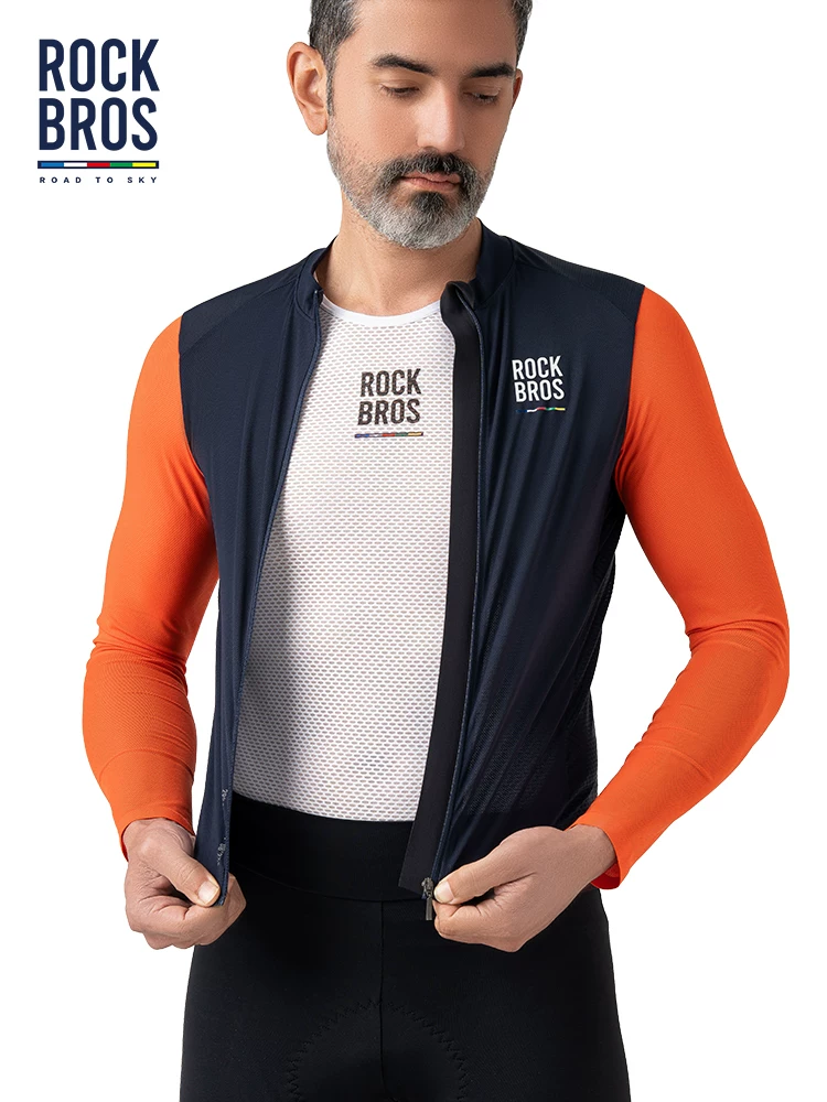 Rock Brothers Sky Road Series Mountain Road Bike Áo đi xe đạp Áo dài tay nam Áo thể thao mùa hè
