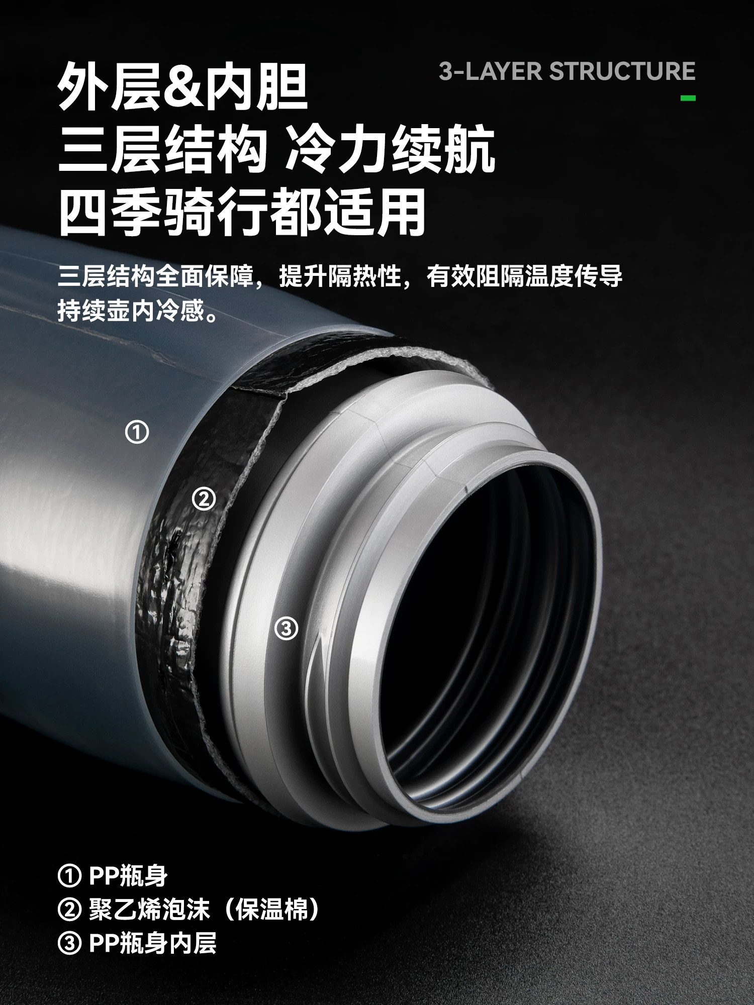 Bình nước xe đạp Rock Brothers, cách nhiệt lạnh và nóng, cốc nước xe đạp gấp đường núi, bình nước thể thao, thiết bị đạp xe