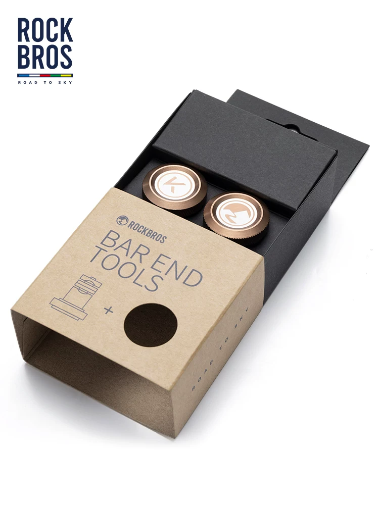 Nút bịt tay lái xe đạp Rock Brothers Sky Road Series Nút bịt tay lái xe đạp đường trường và xe đạp leo núi Nút bịt tay lái bằng hợp kim nhôm