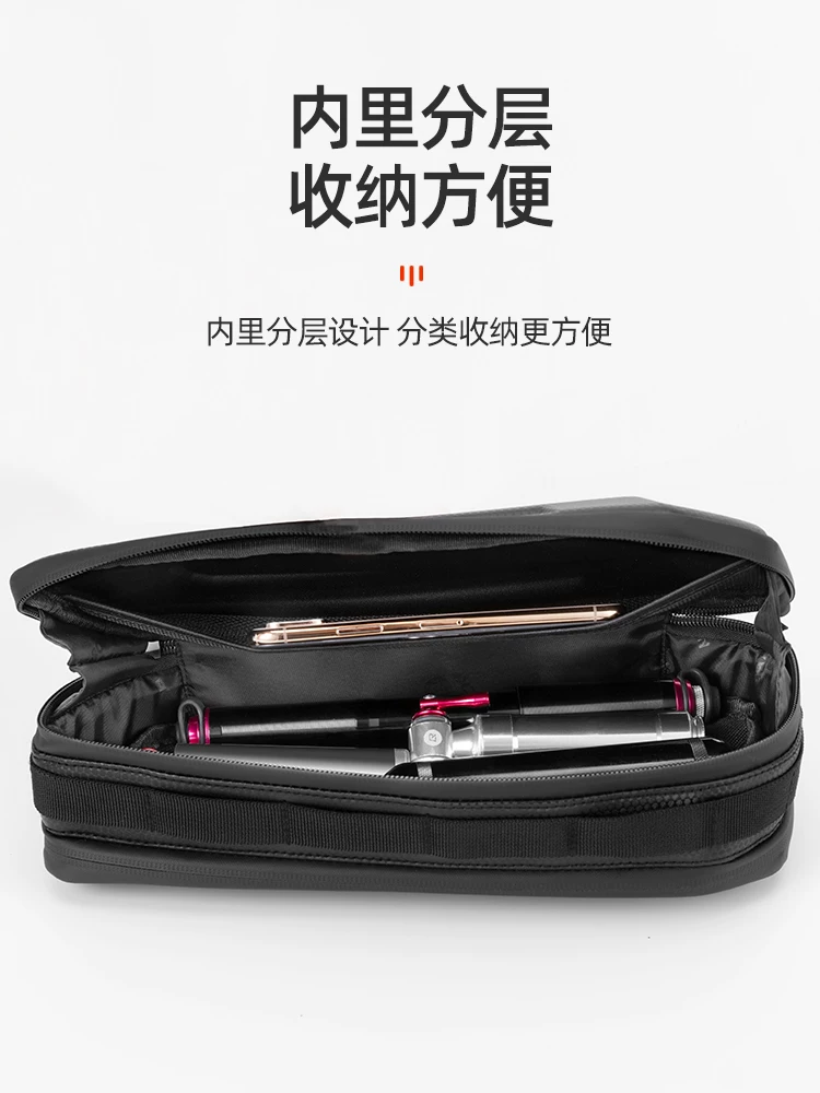 Túi đựng xe đạp vỏ cứng Rock Brothers, túi khung trước, túi ống trên, túi đựng điện thoại, túi yên xe đạp đường trường, xe đạp leo núi