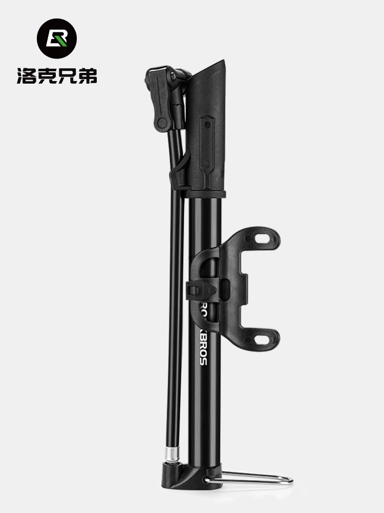 Máy bơm xe đạp Rock Brothers mini di động van Mỹ/Pháp xe đạp đường trường bóng rổ đồ chơi tại nhà máy bơm không khí