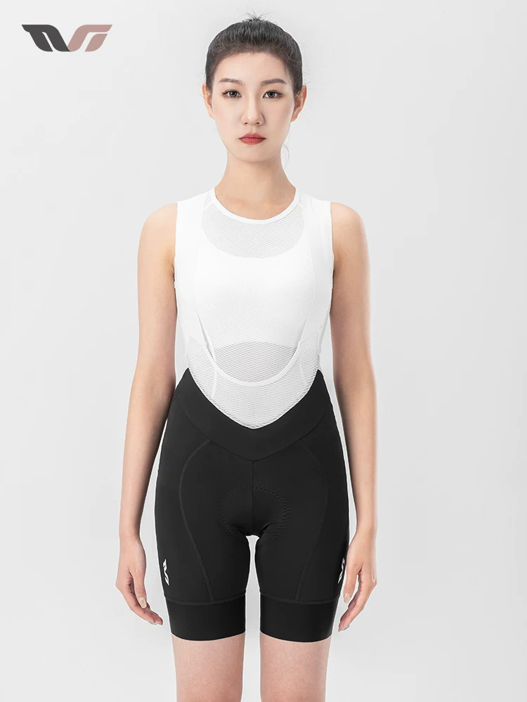 Quần đạp xe Rock Brothers TVI series quần đùi nữ có dây đeo quần đùi xe đạp đường núi quần thể thao đạp xe
