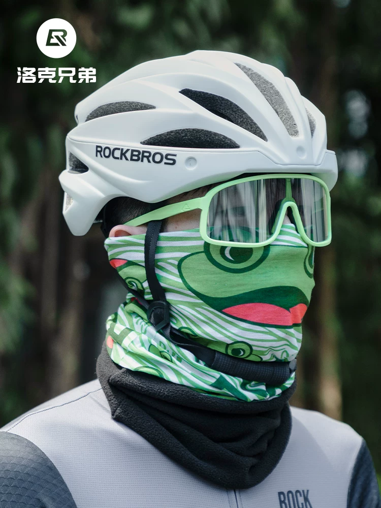 Khăn trùm đầu bằng lông cừu Rock Brothers, mũ giữ ấm, giữ ấm cổ, mặt nạ đi xe đạp ngoài trời dành cho nam và nữ trong mùa thu đông