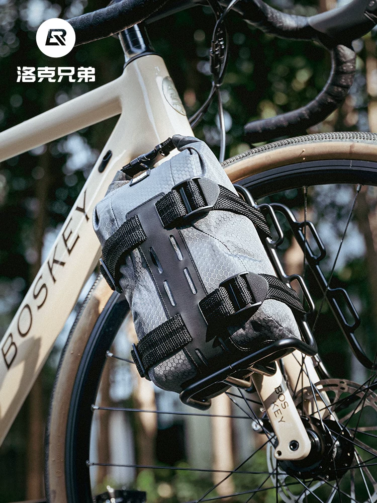 Giá để đồ phía trước xe đạp Rock Brothers, dành cho xe đạp leo núi, xe đạp đường trường, xe đạp du lịch, giỏ đựng đồ phía trước, giá đỡ